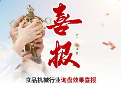 食品机械行业询盘效果喜报